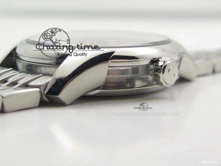 0226 De Ville Hour Vision Co-Axial 41mm SS V6F Best Edition Black Dial On SS Bracelet A BestValue 8277